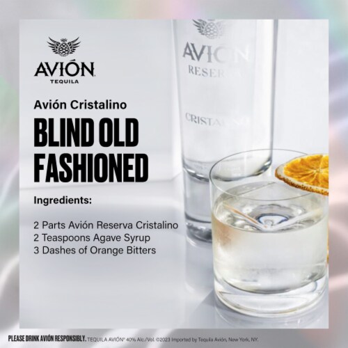 Avion Tequila Reserva Cristalino Perspective: left