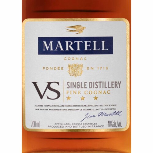Martell Vs Cognac Perspective: left