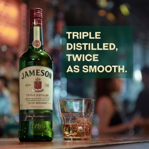 Jameson Original Irish Whiskey Perspective: left