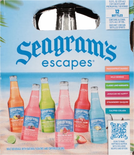 Seagram's Escapes® Malt Beverage Cooler Variety Pack Perspective: left