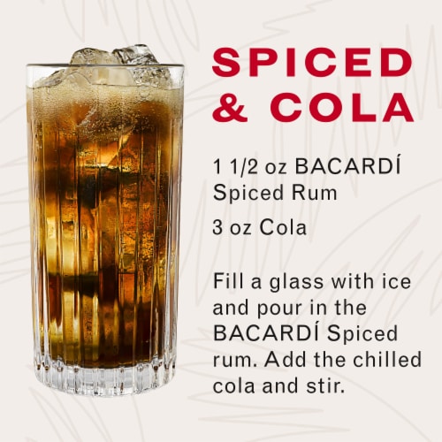 BACARDÍ® Spiced Rum, Gluten Free Perspective: left