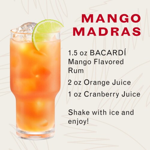 BACARDÍ® Mango Rum, Gluten Free Perspective: left