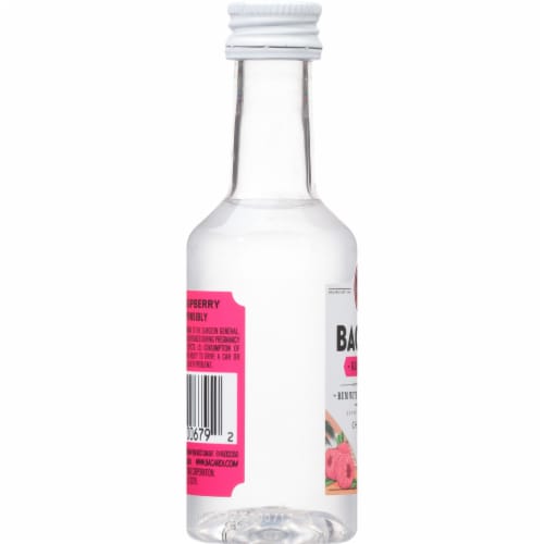 Bacardi Raspberry Rum Perspective: left