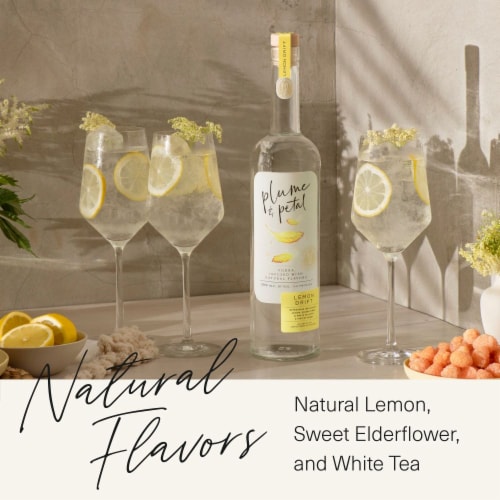 Plume & Petal Lemon Drift Vodka Perspective: left