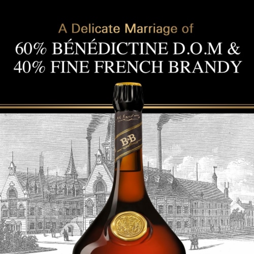 Dom Benedictine B&B Benedictine and Brandy Liqueur Perspective: left