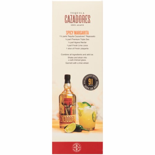 Cazadores Reposado Tequila with T-Shirt Perspective: left