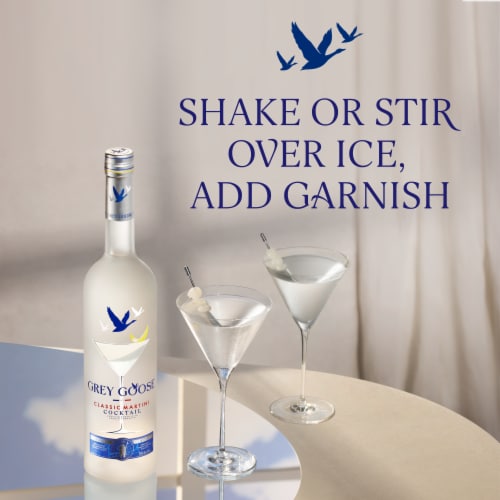GREY GOOSE® Classic Martini Cocktail Ready to Serve Perspective: left