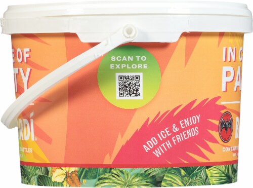 Bacardi® Variety Party Bucket Perspective: left