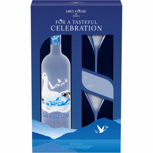 Grey Goose Original Vodka Perspective: left