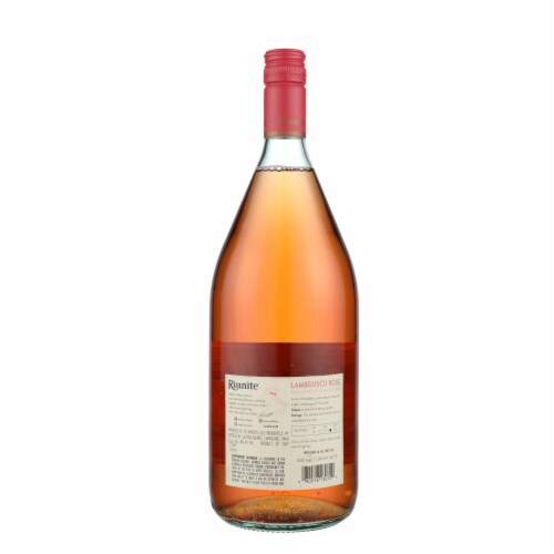 Riunite Lambrusco Italy Rose Wine Perspective: left