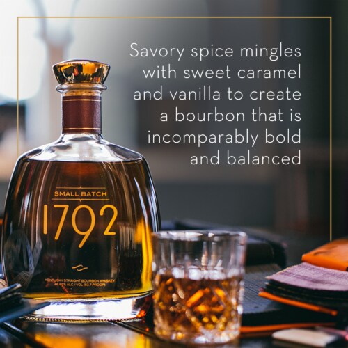 1792 Small Batch Kentucky Straight Bourbon Whiskey Perspective: left