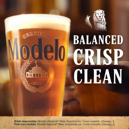 Modelo Especial Lager Mexican Beer Perspective: left