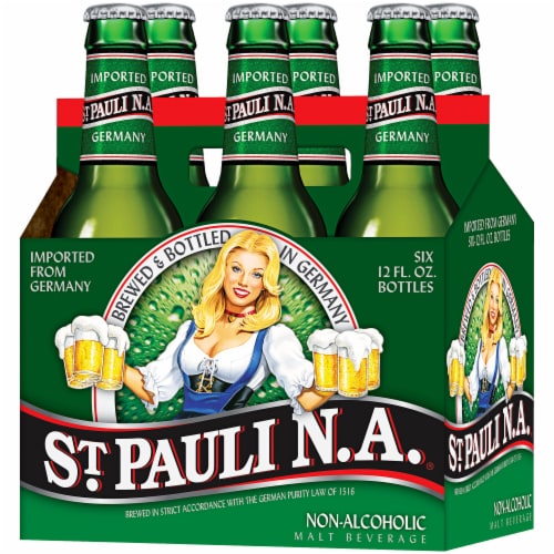 St. Pauli Girl Non-Alcoholic Pilsner Perspective: left