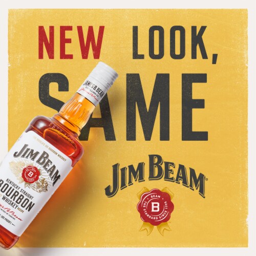 Jim Beam Bourbon Whiskey Perspective: left