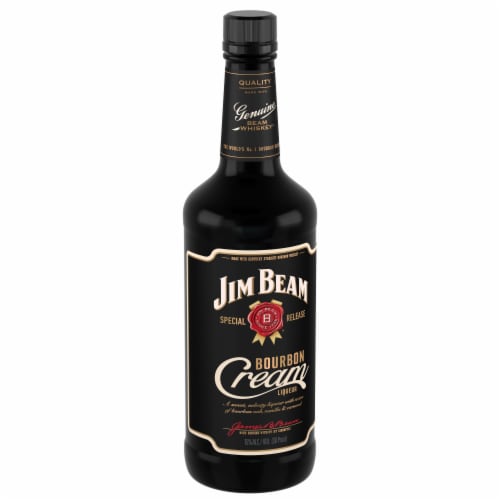 Jim Beam Limited Edition Bourbon Cream Whiskey Perspective: left