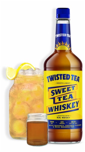 Twisted Tea Whiskey Perspective: left