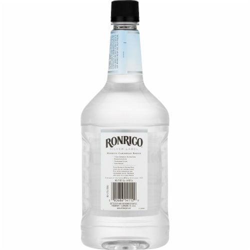 Ronrico Rum Silver Label Caribbean White Rum Perspective: left