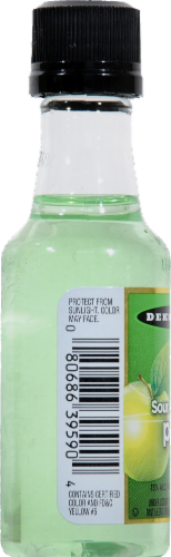 DeKuyper® Pucker Sour Apple Schnapps Liqueur Perspective: left