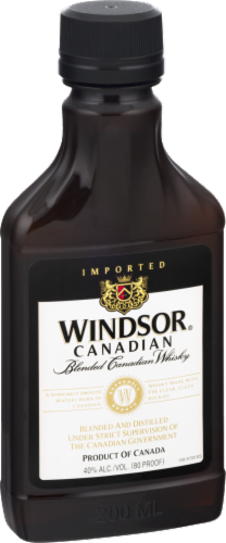 Windsor Canadian Blended Canadian Whisky Perspective: left
