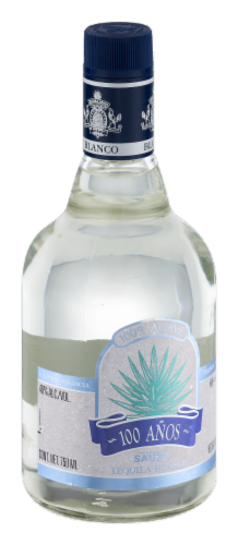 Sauza 100 Anos Blanco Tequila Perspective: left