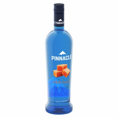 Pinnacle Salted Caramel Flavored Vodka Perspective: left