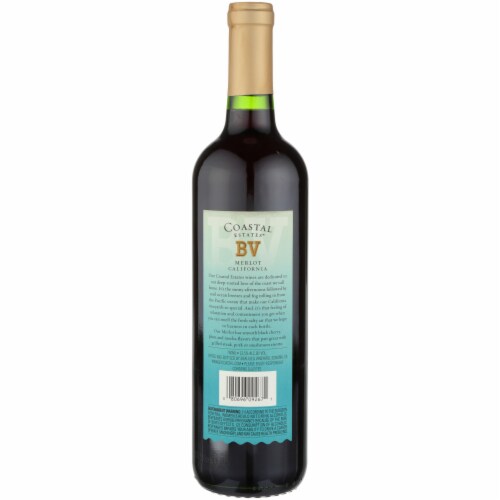 Bv Coastal Estates Merlot California Red Wine Perspective: left