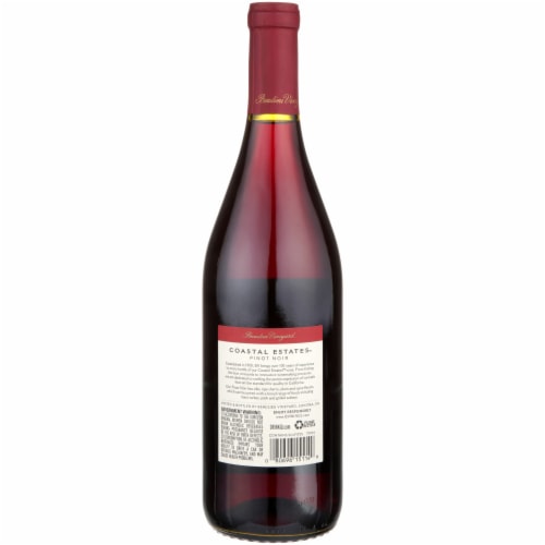 Bv Coastal Estates Pinot Noir California Red Wine Perspective: left