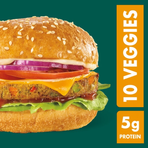 California Veggie Burger Perspective: left