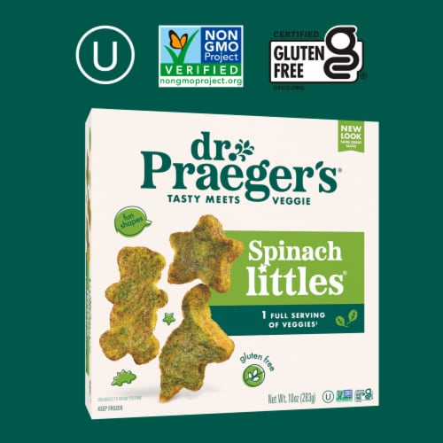 Dr. Praeger's Spinach Littles 10 oz Perspective: left