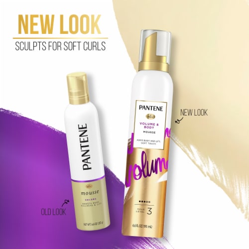 Pantene Volume and Body Mousse Perspective: left