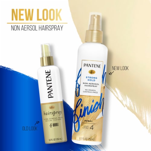 PANTENE Pro-V Strong Hold Non Aerosol Level 4 Hairspray Perspective: left
