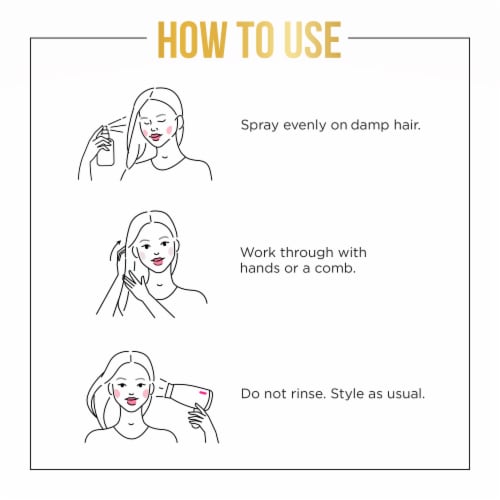 Pantene Miracle Rescue 10-in-1 Multitasking Leave-in Conditioner Spray Perspective: left
