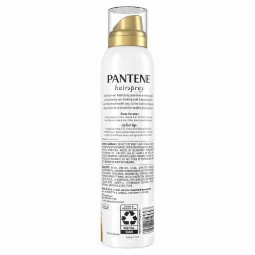 PANTENE Pro-V Strong Hold Alcohol Free* Level 4 Hairspray Perspective: left