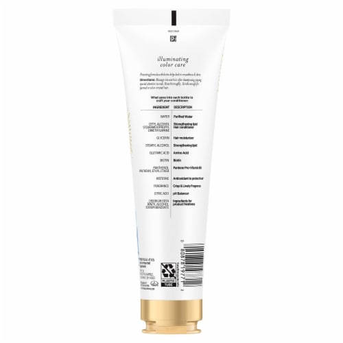 Pantene Sulfate Free Conditioner Illuminating Conditioner with Biotin Perspective: left