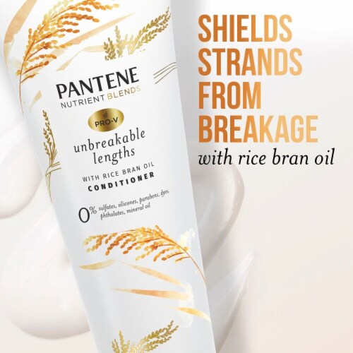Pantene Pro-V Unbreakable Lengths Rice Bran Oil Conditioner Perspective: left