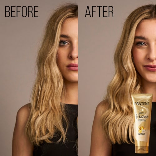 Pantene Miracle Rescue Deep Repair Conditioner with Melting Pro-V Pearls Perspective: left