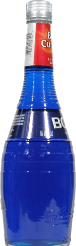 Bols Blue Curacao Cordial Perspective: left