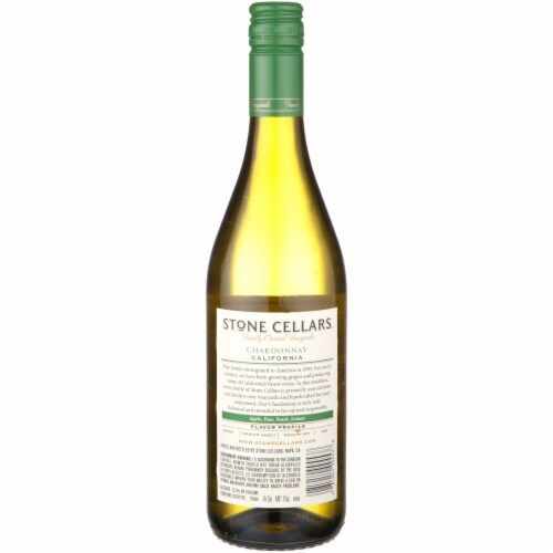 Stone Cellars Chardonnay California White Wine Perspective: left
