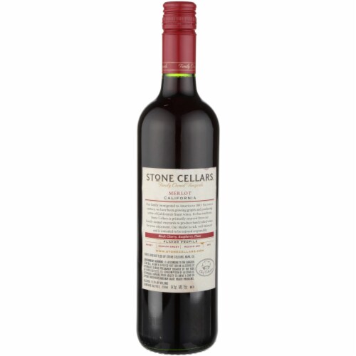 Stone Cellars Merlot California Red Wine Perspective: left