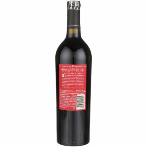 Once Upon A Vine The Big Bad Red Blend California Red Wine Perspective: left