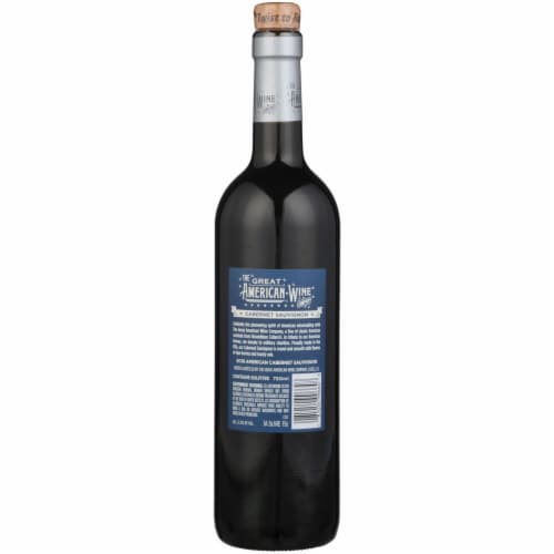 The Great American Wine Co Cabernet Sauvignon Red Wine Perspective: left