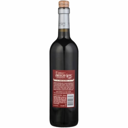 The Great American Wine Company Red Blend California Wine Perspective: left