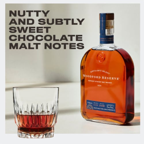 Woodford Reserve Kentucky Straight Malt Whiskey Perspective: left