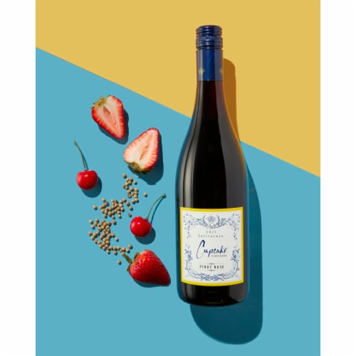 Cupcake Vineyards Pinot Noir California Red Wine Perspective: left