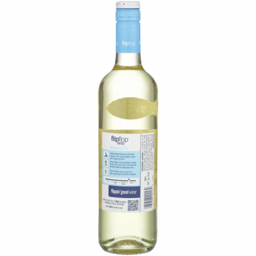 Flipflop Moscato California White Wine Perspective: left