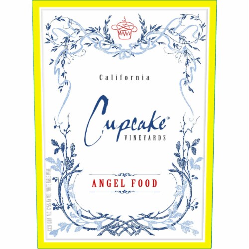 Cupcake Vineyards Angel Food White Blend California Wine Perspective: left