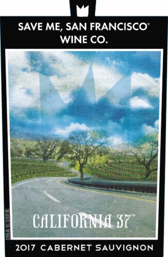 Save Me San Francisco California 37 Cabernet Sauvignon Red Wine Perspective: left