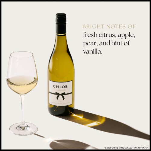 Chloe Chardonnay California White Wine Perspective: left