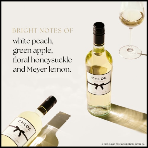 Chloe Pinot Grigio White Wine Perspective: left