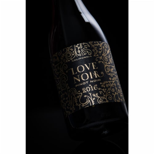 Love Noir Pinot Noir California Red Wine Perspective: left